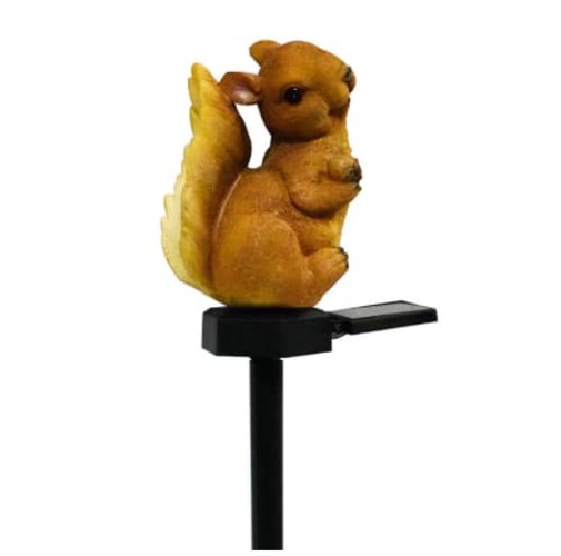 Solar LED Squirrel Garden Light - Back Garden Nursery