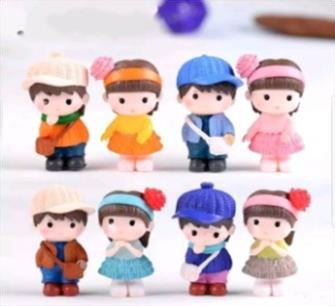 Cute Couple Miniature - Decor Item for Home & Garden - Back Garden Nursery