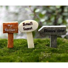 Mini Sign Post Garden Accessories Set of 3 - Back Garden Nursery