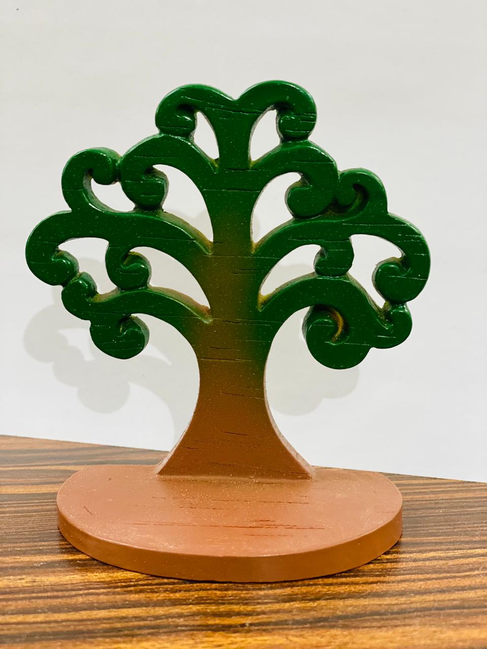 Miniature Wooden Tree Stand for Table Décor - Back Garden Nursery