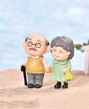 Grandparent Couple Miniature- Back Garden Nursery