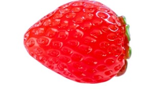 Mini Glow Strawberry Decorative Figurine - Back garden Nursery