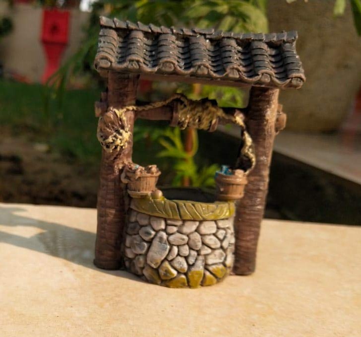 Mini Fairy Wishing Well Garden Ornament - Back Garden Nursery