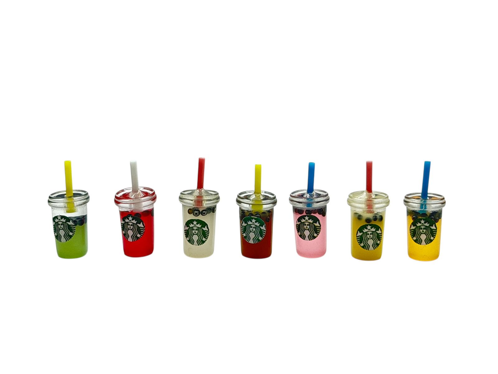 Starbucks Style Sipper Bottle Miniature for Décor & Crafts - Back Garden Nursery
