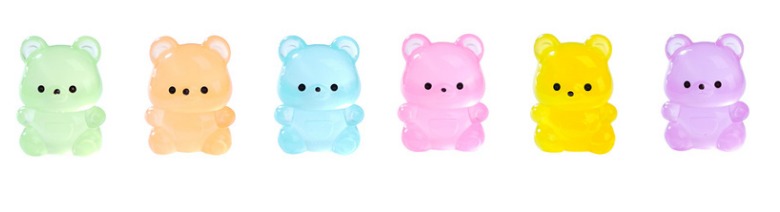 Mini Glow Cute Bear Decorative Figurine - Back Garden Nursery