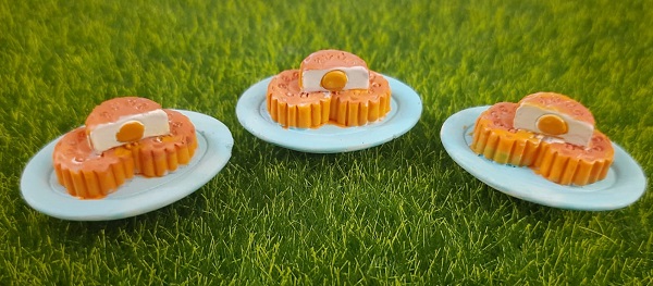 Cake DIY Food Miniature (Set of 3) - Back Garden Nursery