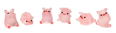Mini Glow Pig Miniature - Back Garden Nursery