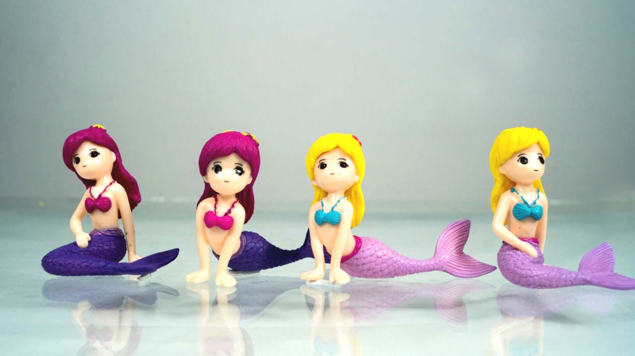 Miniature Mermaid Fairy Garden Toy 1pc - Back Garden Nursery