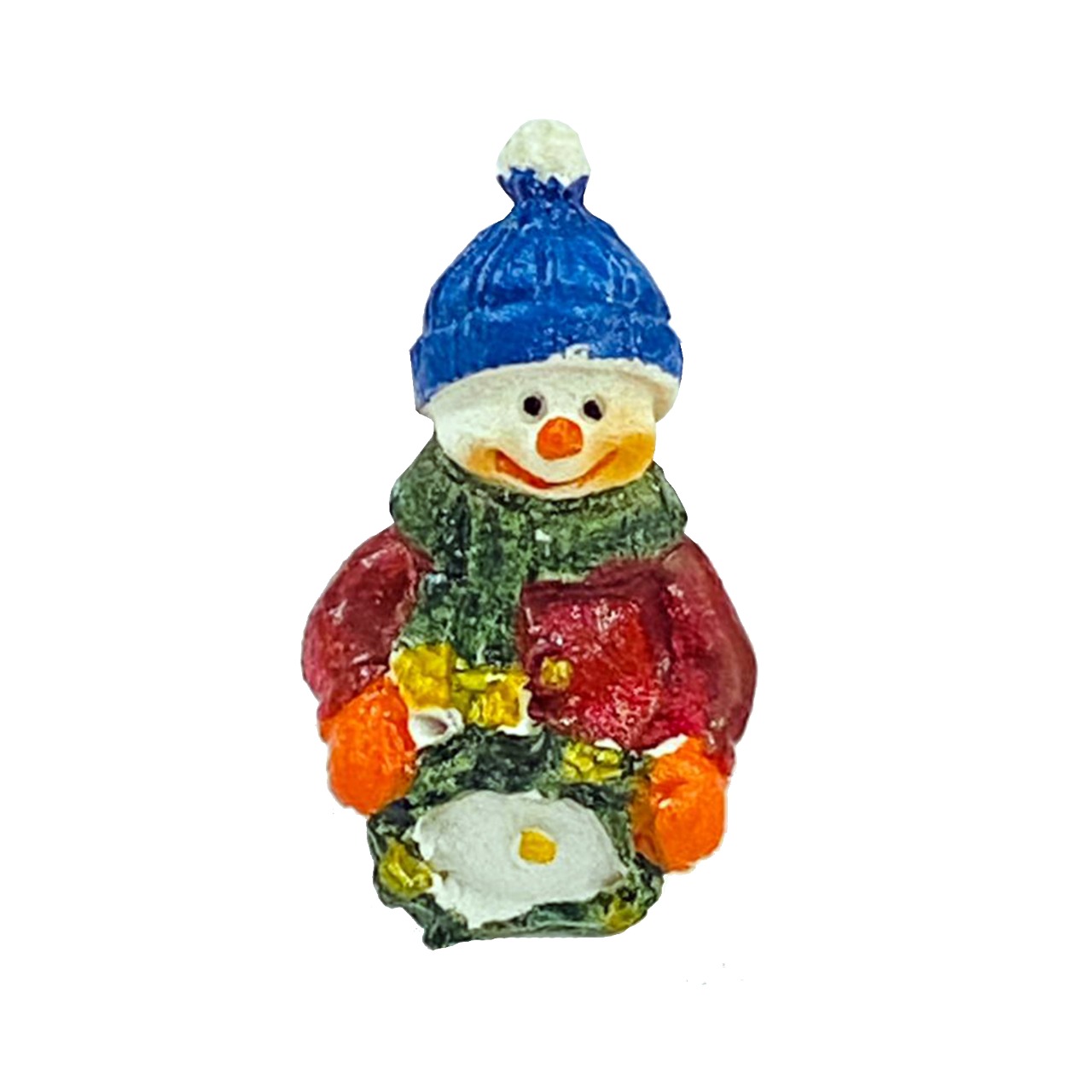 Snow Man Figurine Fairy Garden Miniature - Back Garden Nursery