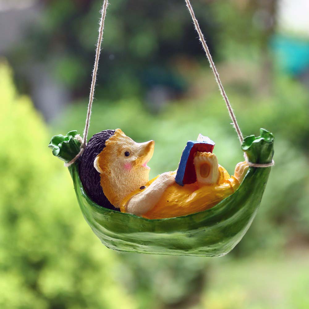 Hedgehog on Swing