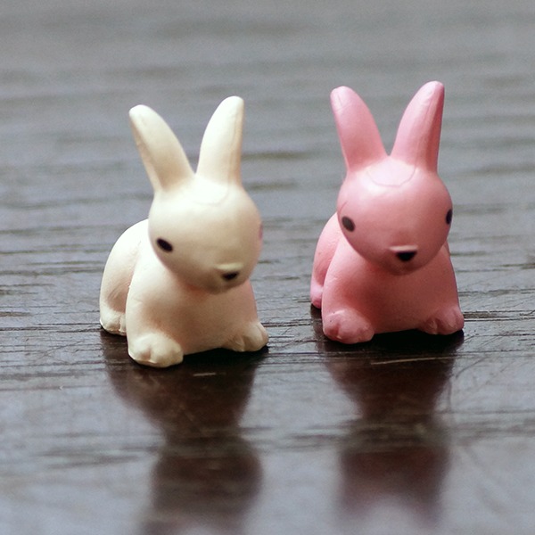 Mini Rabbit Animal Miniature Garden Toy 1pc - Back Garden Nursery