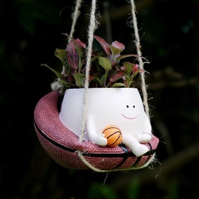 Cute Hanging Planter Pot for Indoor & Garden Décor - Back Garden Nursery