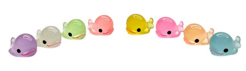 Mini Glow Whale Miniature - Back Garden Nursery