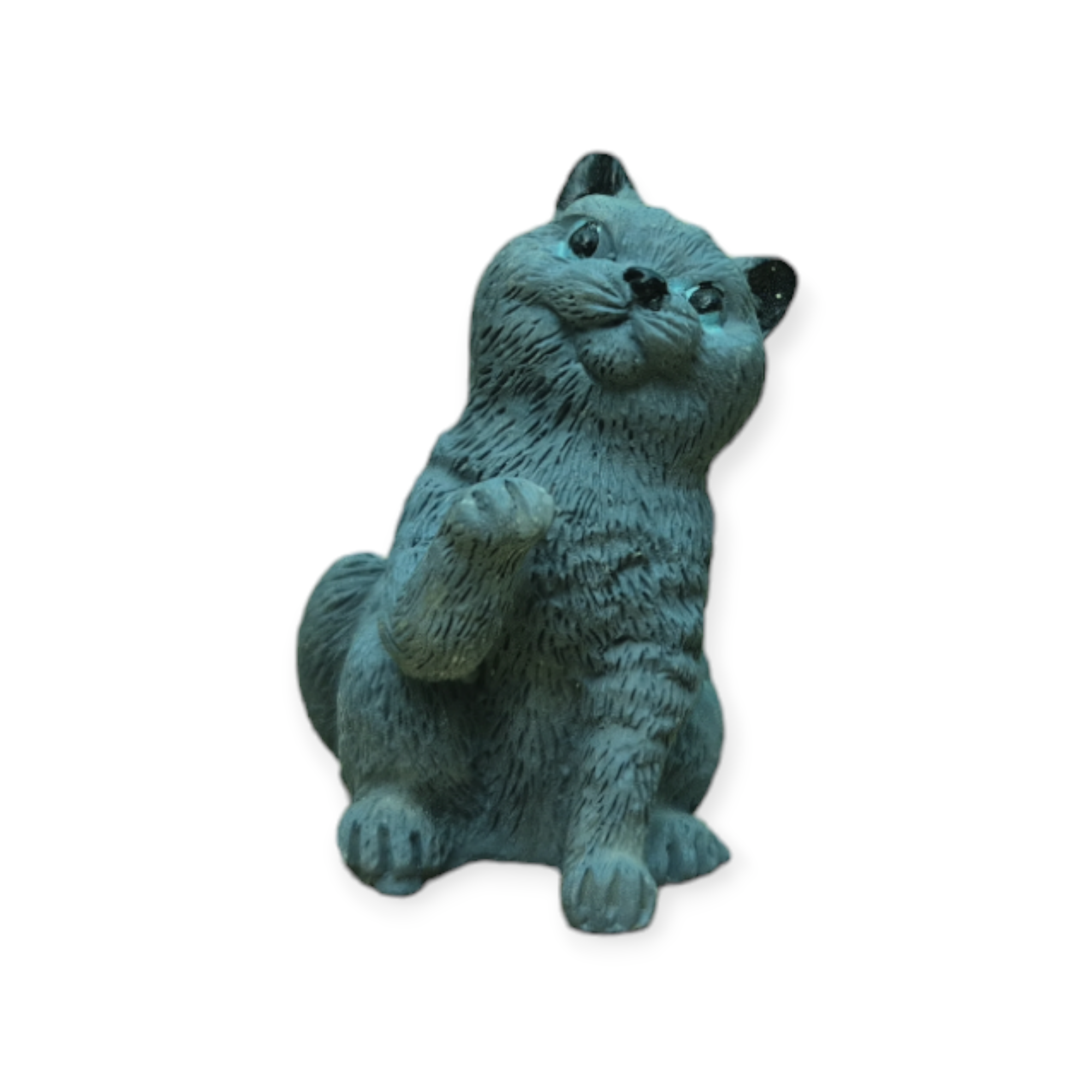 Cat Miniature Figurine - Back garden Nursery