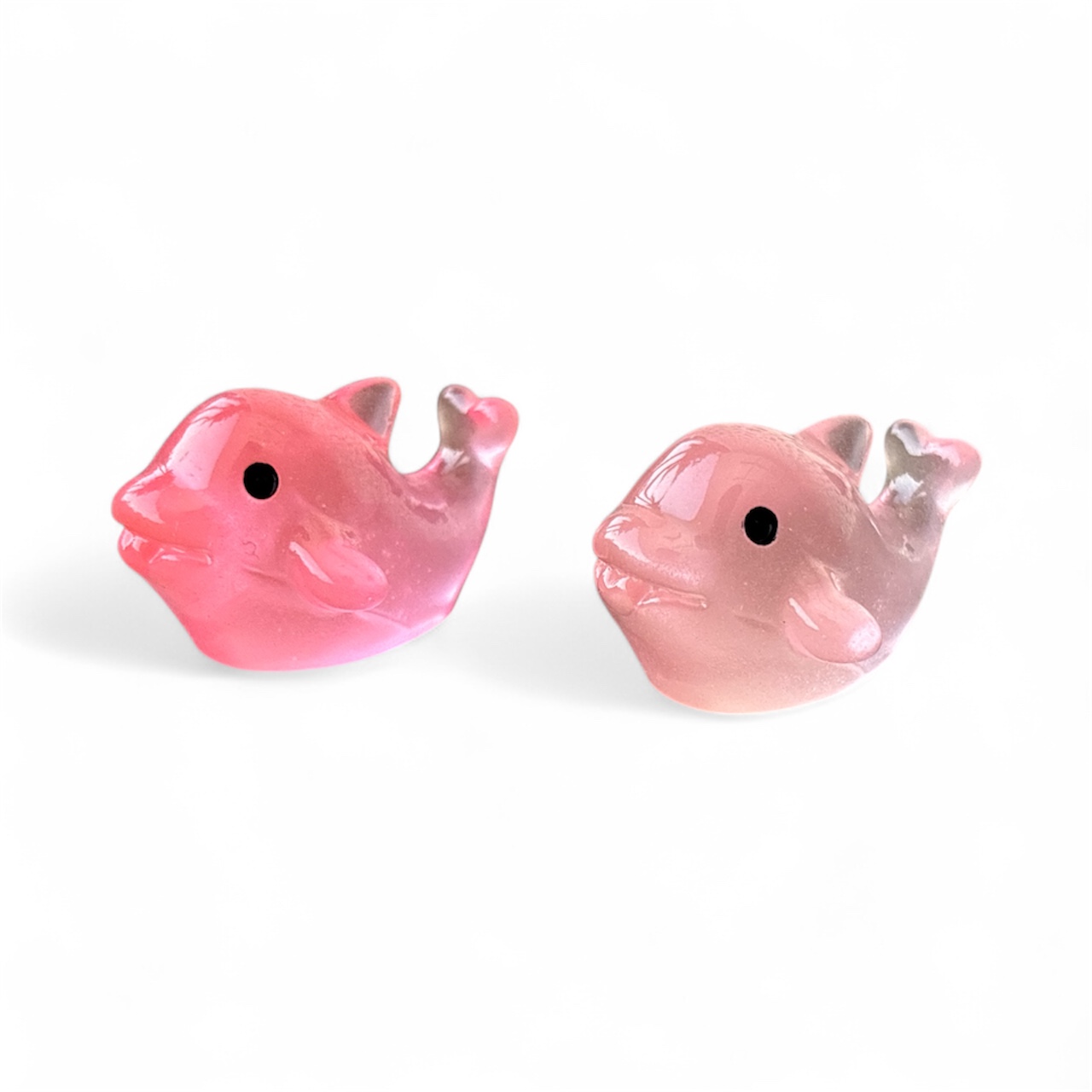 Mini Dolphin Resin Miniature Set  – Ocean-Inspired - Colourful Glow In Dark- Back Garden Nursery