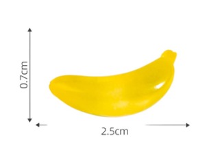 Mini Glow Banana Decorative Figurine - Back Garden Nursery