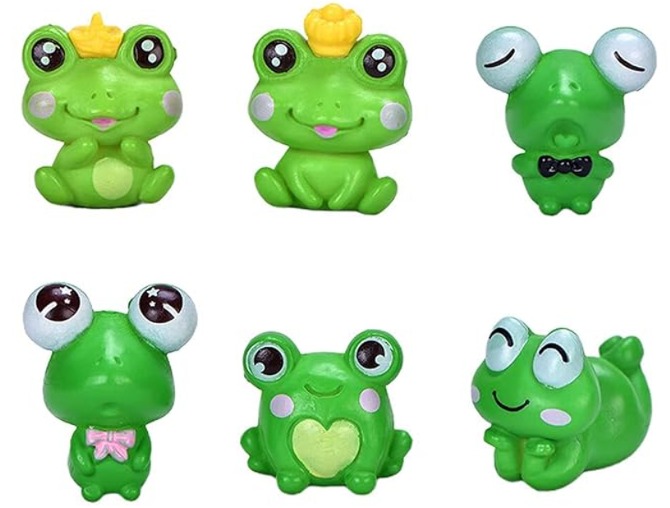 Frog Set- Miniature gardens, terrariums - Back Garden Nursery