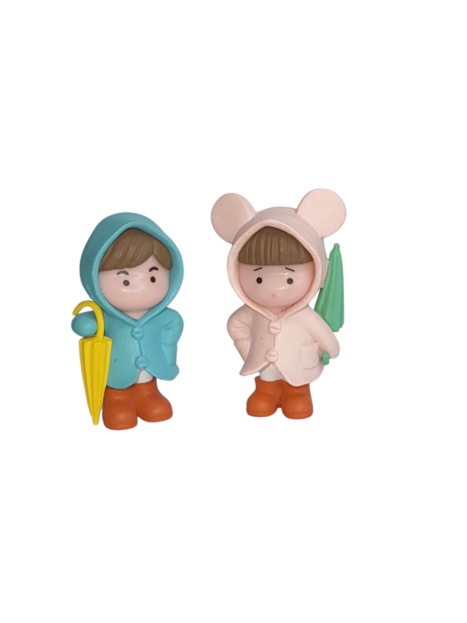 Umbrella Couple Miniatures - Back Garden Nursery