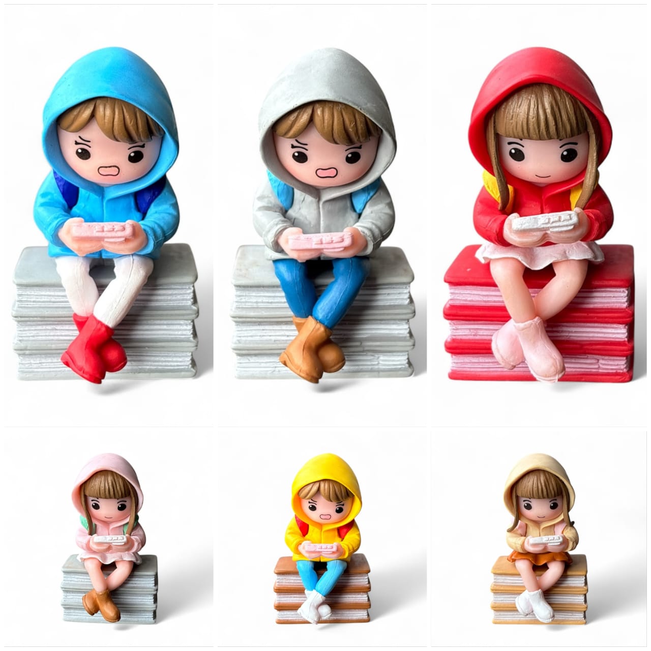 Girl on book Miniature- Back garden nursery