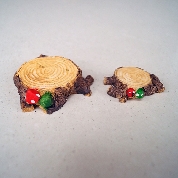 Small Tree Stump Fairy Garden Ornament 1 Pc - Back Garden Nursery