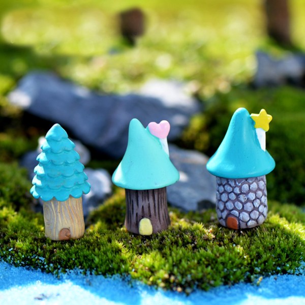 Fairy House Miniature Toy (Set of 3) - Back Garden Nursery