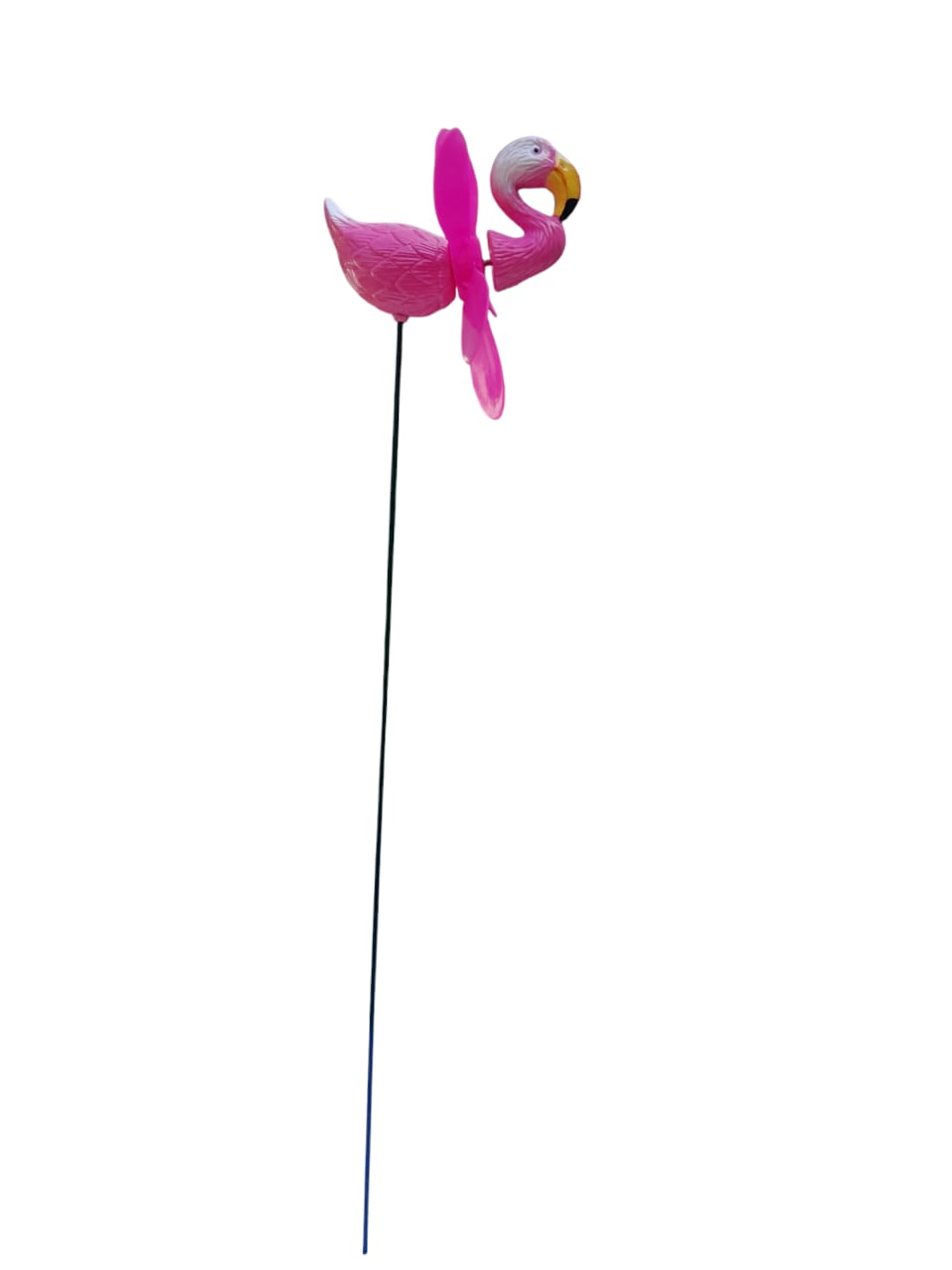 Fan Flamingo Stake- Garden Decor-Back Garden Nursery