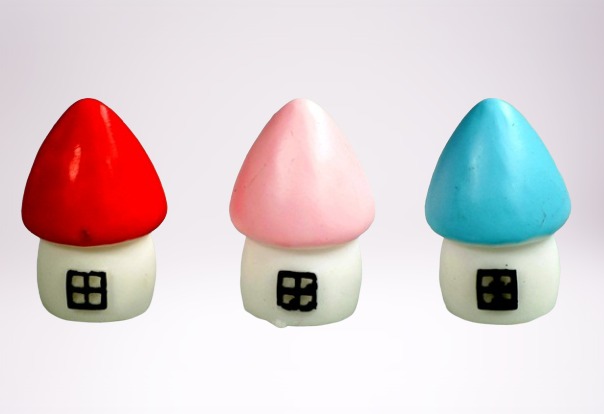 Miniature Small Mushroom House Fairy Garden 1pc - Back Garden Nursery