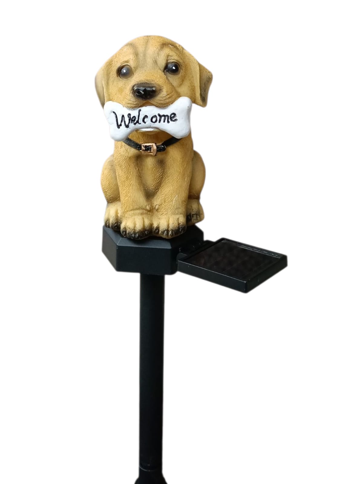 Solar LED Welcome Puppy Garden Light - Back Garden Nursery
