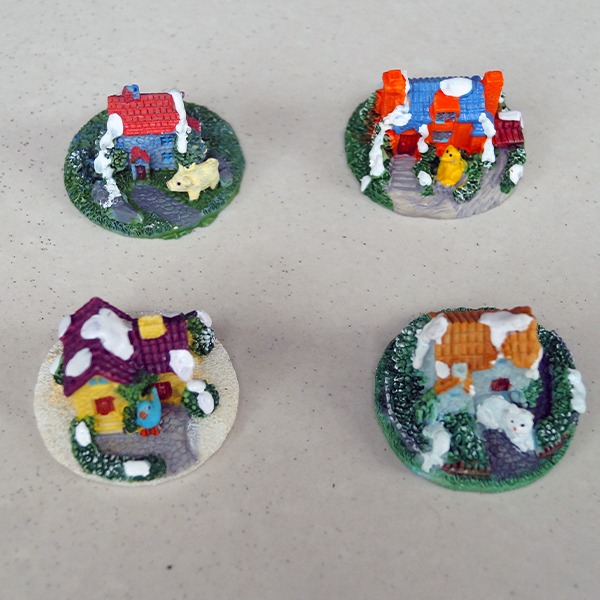 Mini Colorful Snowy Hut Fairy Garden Toy 1 Pc - Back Garden Nursery