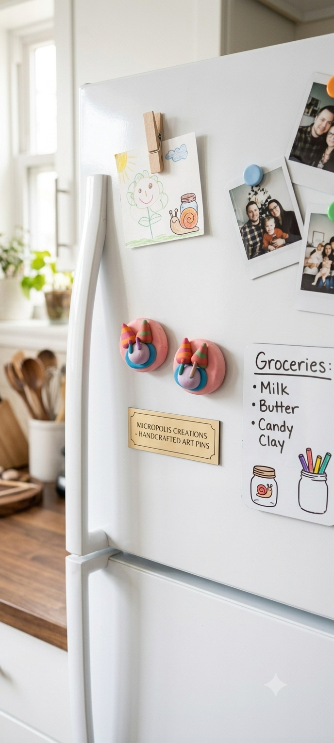 Miniature Clay Fridge Magnets