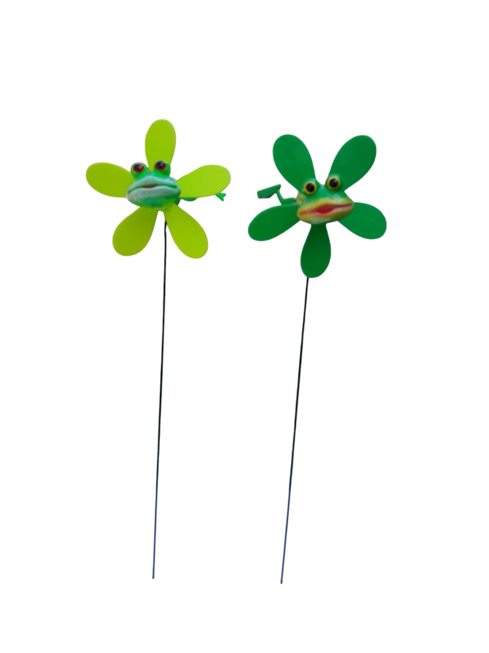 Frog with Fan - Garden Stakes, Home Decor- Back Garden Nursery