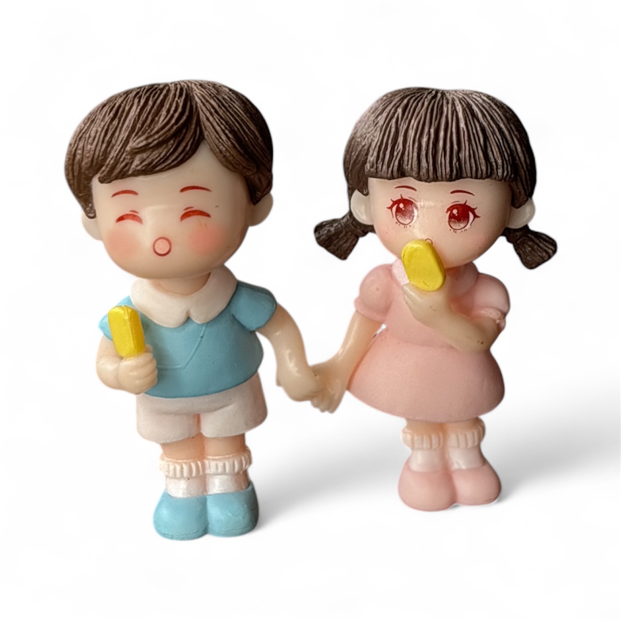 Cute Kids Ice Cream Miniature Figurine Set –  Decorative Showpiece  - Back Garden Nursery