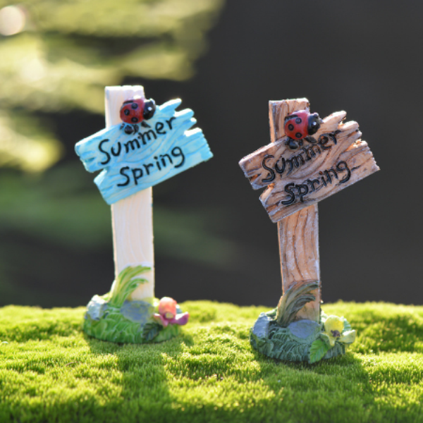 Summer Spring Signboard Garden Ornament 1Pc - Back Garden Nursery