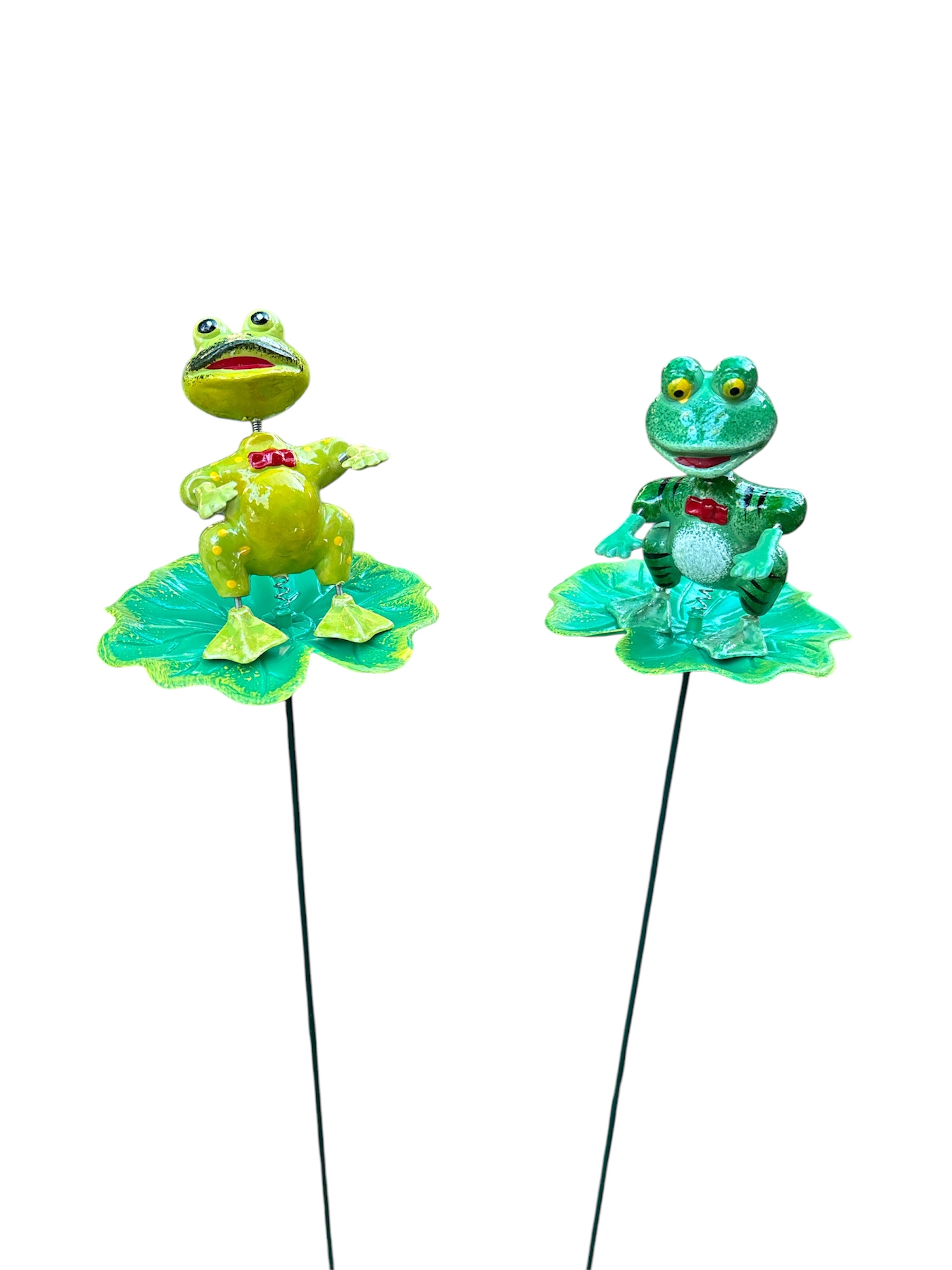 Standing Frog Stake - Garden Decor- Back Garden Nursery