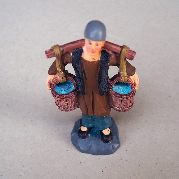 Man with Water Pot Miniature - Back Garden Nursery