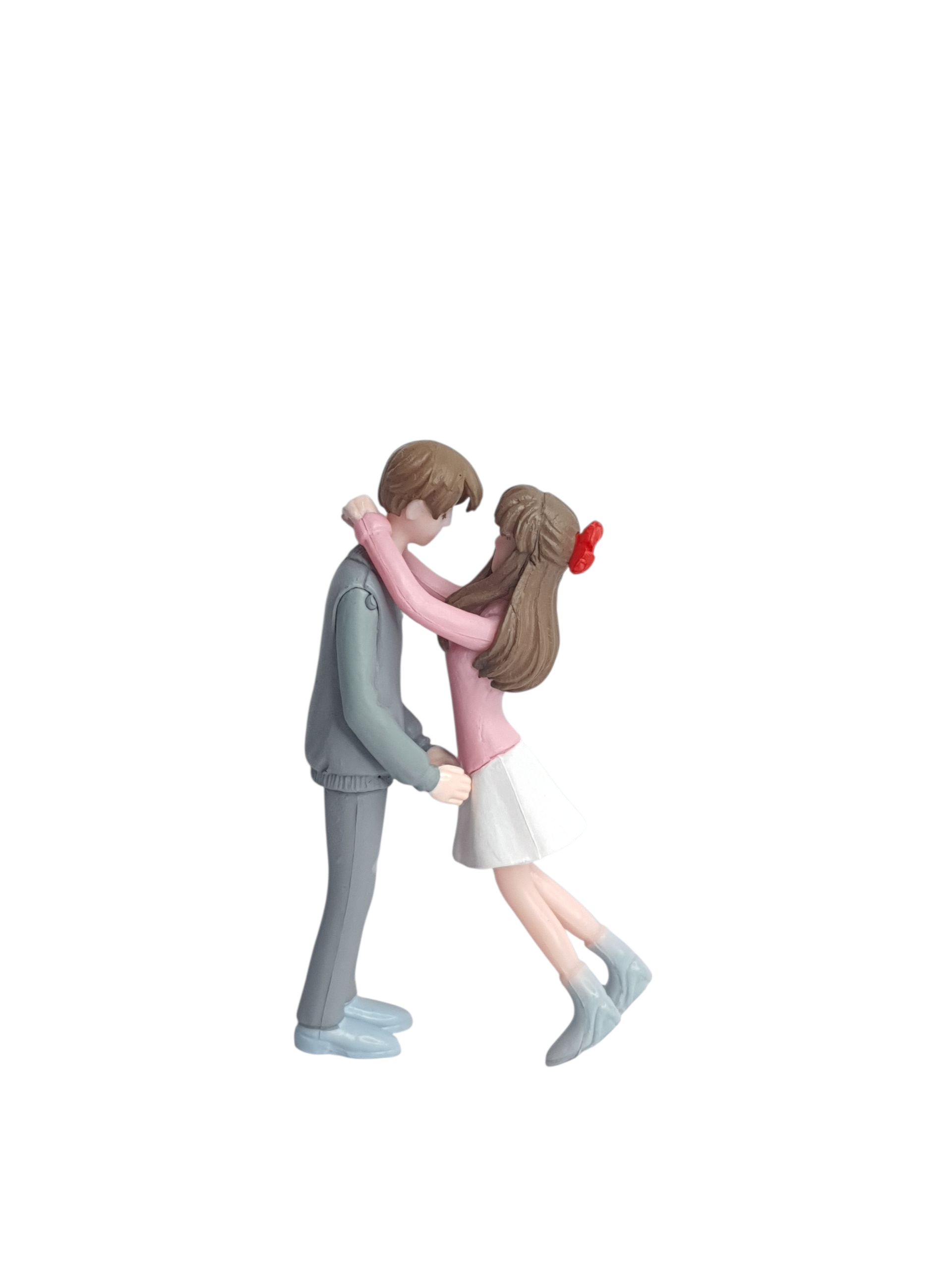 Romantic Couple Miniature Figurine – Love Showpiece for Home Décor - Back Garden Nursery