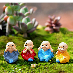 Decorative Baby Buddha Showpiece (set of 4)- Back Garden Nursery