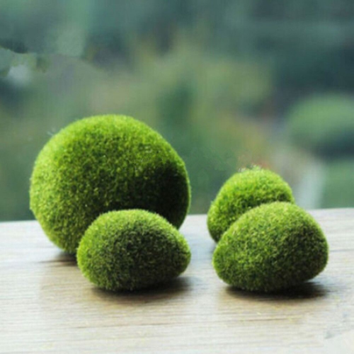 Mini Artificial Moss Ball Set of 10 - Back Garden Nursery