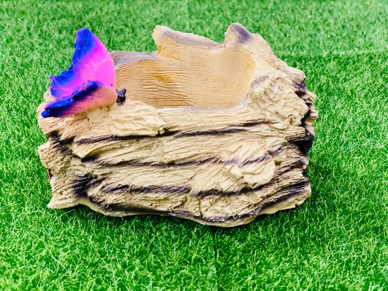 Cute Butterfly Decorative Resin Planter - Back Garden Nursery