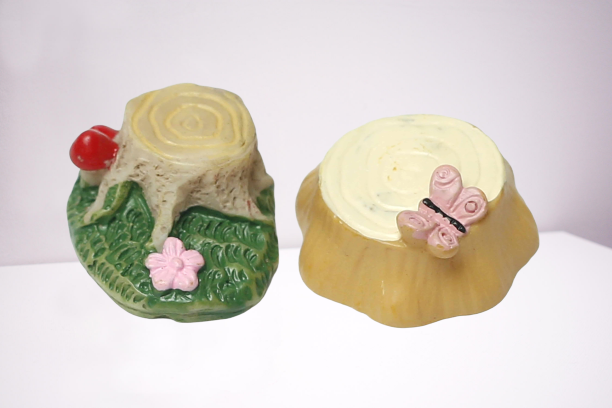 Stump Fairy Garden Miniature set of 2 - Back Garden Nursery