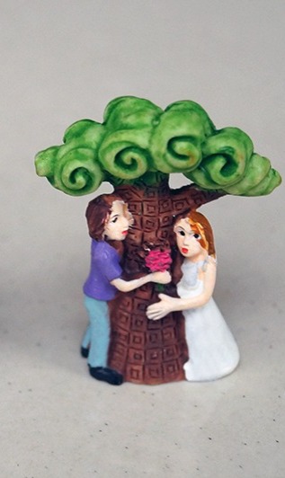 Wedding Couple Fairy Garden Miniature Décor 1 Pc - Back Garden Nursery