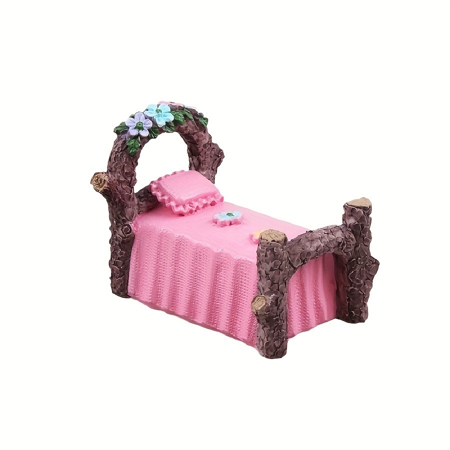 Pink Fairy Garden Bed Miniature - Back Garden Nursery