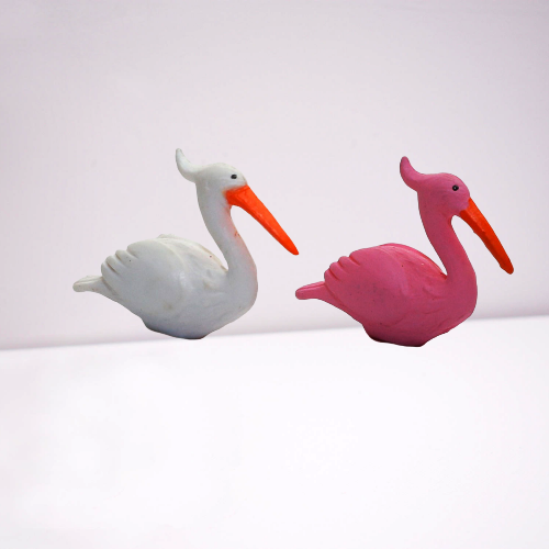 Swan Fairy Garden Miniature Toy set of 2 - Back Garden Nursery